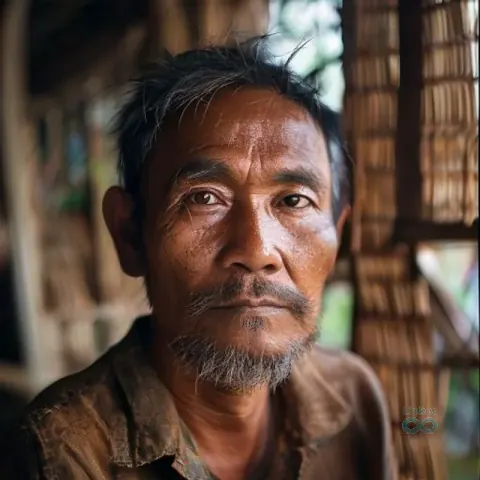 AI 생성 이미지 — Budi Santoso 작가 초상