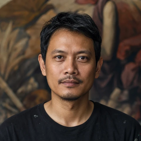 AI 생성 이미지 — Dimas Wijaya 작가 초상