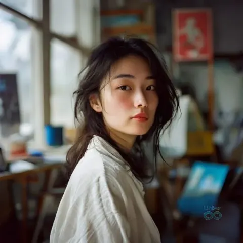 AI 생성 이미지 — 鈴木 あかり 작가 초상