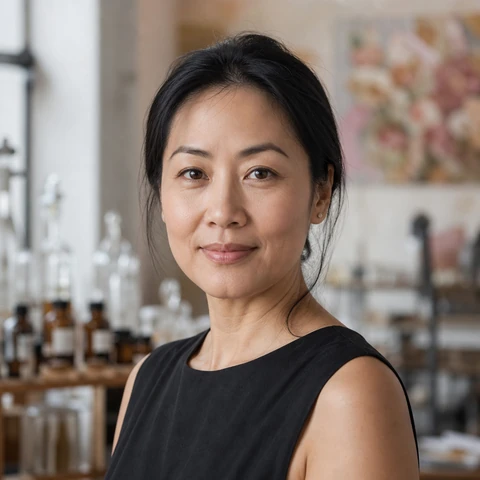AI 생성 이미지 — อรทัย มณี 작가 초상