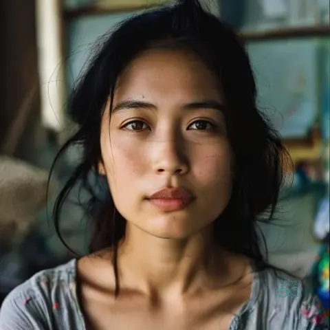 AI 생성 이미지 — Phạm Thu 작가 초상