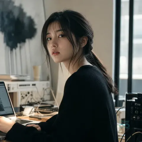 AI 생성 이미지 — 伊藤 凛 작가 초상
