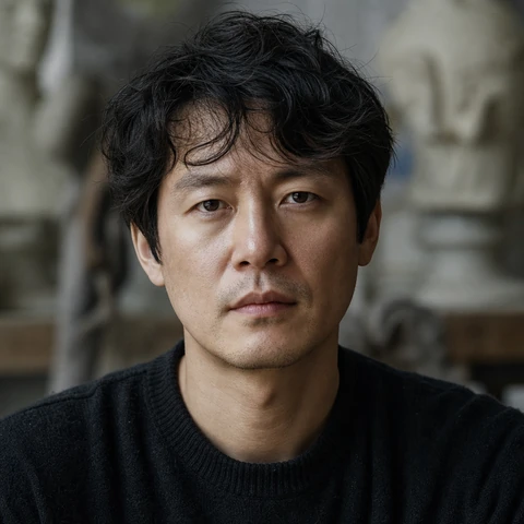 AI 생성 이미지 — 최민재 작가 초상