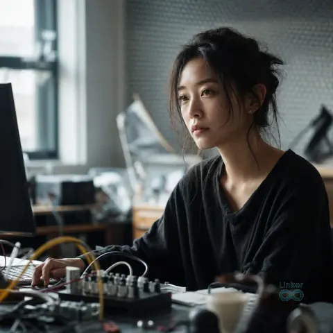 AI 생성 이미지 — 오세린 작가 초상