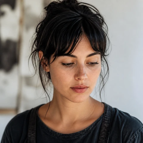 AI 생성 이미지 — Mia Torres 작가 초상