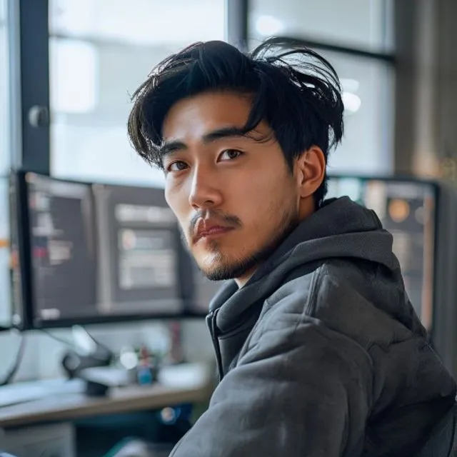 AI 생성 이미지 — 高橋 颯 작가 초상