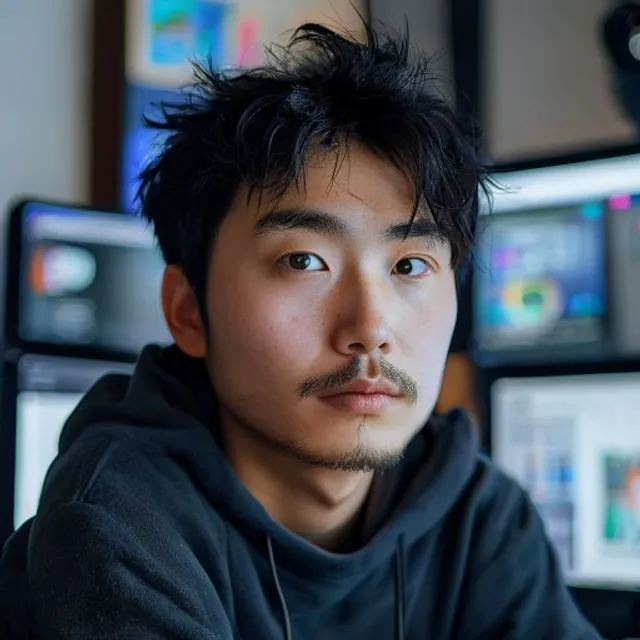 AI 생성 이미지 — 渡辺 碧 작가 초상